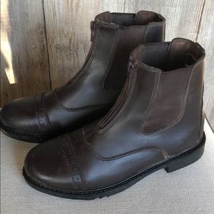 Tuff Rider riding boots with zipper up the front